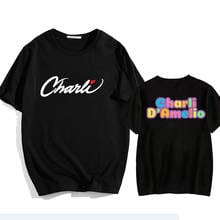 Camiseta de Charli Damelio para niños y niñas, ropa de moda de verano, divertida, Harajuku, Kawaii 2024 - compra barato