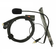 Microfone para alto-falante sem as mãos, acessórios de rádio walkie talkie para yaesu ft-1802 ft-1807 ft-7800 ft-7900 ft-8800 ft-8900 2024 - compre barato