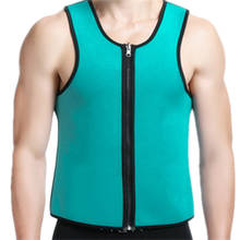 Men Sweat Vest Neoprene Slimming Zip Waist Trainer Belly Fat Burning Weight Loss Body Shaper Corset NOV99 2024 - buy cheap