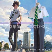 Disfraz de Anime japonés Kimi no Na wa, tu nombre Tachibana Taki, uniforme escolar, Cosplay de miyamiizu Mitsuha 2024 - compra barato
