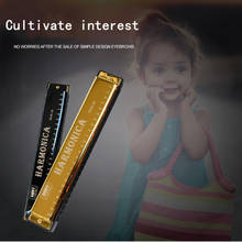 Harmonica 24 Holes Harp C Tone Diatonic Harp key C Blues Jazz band mouth organ Harp Early Education Baby Music Sense Training 2024 - buy cheap