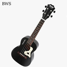 BWS-Ukelele de concierto de cielo estrellado negro de 23 pulgadas, 4 cuerdas de AQUILA, mini Guitarra hawaiana, Uke, caoba, Uk2321 2024 - compra barato