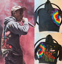 Travis scott-conjunto de gravatas com capuz astroworld, casaco com capuz grosso para homens e mulheres, alta qualidade, moda quente para manter o calor 2024 - compre barato