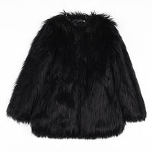 Jaqueta feminina de pelo de marta, casaco curto e quente de imitação de pele de raposa para outono e inverno 2024 - compre barato