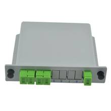 10 PCS/ Lot SC APC PLC 1X4 splitter Fiber Optical Box FTTH PLC Splitter box with 1X4 Planar waveguide type Optical splitter 2024 - buy cheap