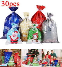 Cabilock bolsas para presentes de natal, 30 peças, sacolas goodie, bolsas de presente, bolsas de plástico para doces, para festa de natal, casamento 2024 - compre barato