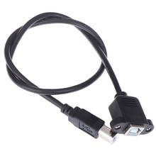 0.3m/0.5m/1m/1.5m USB 2.0 Type B Male to Type B Female Printer Extension Cable With Panel Mount 2024 - buy cheap