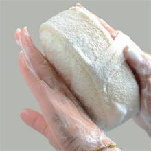 Natural Loofah Sponge Bath Gloves Bath Brush Body Exfoliate Sponge Scrubber Healthy Massage Brush Bathroom Tools 2024 - buy cheap