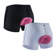 Novo ciclismo shorts rosa gel respirável almofada à prova de choque mulher ciclismo roupa interior culotte ciclismo shorts bicicleta 2024 - compre barato