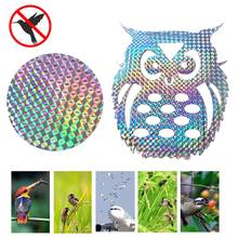 Bird Repellent Bird Deterrent Reflective Stickers PVC Owl Reflective Sticker For Garden Window Car Repellent Film Pest Control 2024 - buy cheap