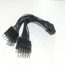 Cable de extensión de datos USB, 11P, 11 Pines, 1 hembra a 2 macho, divisor Y para placa base de ordenador Lenovo, 10cm, 2 uds. 2024 - compra barato