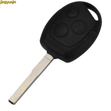 Jingyuqin 3 Buttons Remote Car Key Shell Case for FORD Fusion Focus Fiesta C-Max HU101 Key FOB Case 2024 - buy cheap