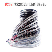 1m 2m 3m 4m 5m WS2812B WS2812 Led Strip,Individually Addressable Smart RGB Led Strip,Black/White PCB Waterproof IP30/65/67 DC5V 2024 - buy cheap