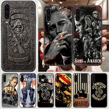 Capa de celular sons of anarchy, para samsung galaxy a 3 5 7 8 10 20 21 30 40 50 51 70 71 e s 2016 2018 4g, black fashion bumper 2024 - compre barato