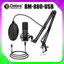 BM-800 studio condenser microphone with USB interface, connect PC,smart phone, for broadcast recording, live broadcast, etc. 2024 - buy cheap