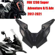 NEW Motorcycle Front Wheel Mudguard Beak Nose Cone Extension Cover Extender Cowl FOR 1290 Super Adventure R/S Adv 2017-2021 2024 - buy cheap