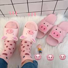 apanzu slippers women slides Summer cute home Slippers Flat Shoes Lovely Pig cartoon Shoes Indoor Non-slip room sliders shoes 2024 - buy cheap