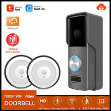 Tuya HD 1080P Wifi Video Doorbell Camera Wireless Smart Home Door Bell Outdoor Intercom PIR Motion Alarm Support AC12V-24V Power 2024 - buy cheap