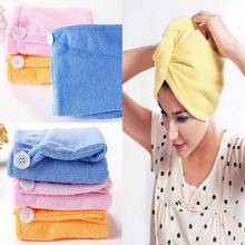 New Quick Dry Microfiber Towel Hair Magic Drying Turban Wrap Hat Cap Spa Bathroom 2024 - buy cheap