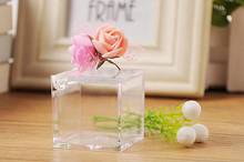 200pcs Food Grade Clear Plastic Square Box Candy Box Flip Transparent Gift Packing Case Wedding Favor Souvenirs 2024 - buy cheap