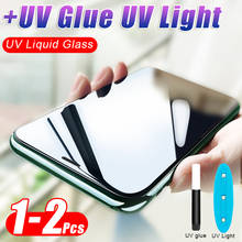 UV glue glass for samsung note 10 lite UV screen protector for Galaxy A01 A11 A21 A41 A70E M90S A91 A81 A31 A51 A71 2020 3D film 2024 - buy cheap