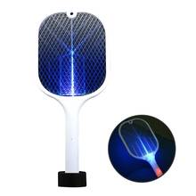 Summer Electric Mosquito Swatter Household Cordless USB Rechargeable Fly Mosquito Swatter Bug Zapper Racket Insects Killer 2024 - buy cheap