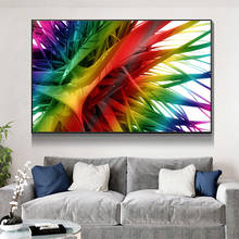 SELFLESSLY 3D Colorful Plants Canvas Prints Wall Art Painting For Living Room Modular Abstract Pictures Posters and Prints 2024 - buy cheap