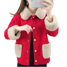 Women Autumn Winter Fashion Imitate Mink Particles Velvet Short Coat Korean Loose Long Sleeve Sweater Cardigan Female Tops H932 2024 - buy cheap