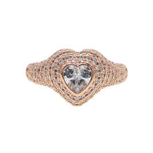 Женское Обручальное кольцо с фианитом, розовое золото, размеры США 6 7 8 2024 - купить недорого