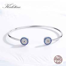 Kaletine-pulsera de plata de ley 925 con diseño de Ojo Azul, brazalete con diseño de ojo malvado, estilo vikingo, Turquía abierta, 2019 2024 - compra barato