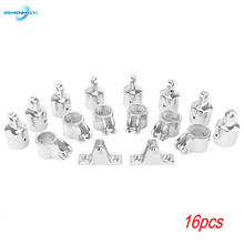 16PCS Marine Hardware Universal 4-Bow Bimini Top 316 Stainless Steel Set Deck Hinge Jaw Slide Eye End Fitting Boat Accessories 2024 - buy cheap