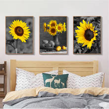 Sunflower Poster And Print Canvas Painting Wall Art Vintage Pictures For Living Room Kitchen Modern Home Decor 2024 - buy cheap