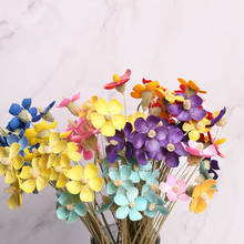 Dried Flowers Violet Butterfly Bouquet Real Flower Art Living Room Decorations Shooting Props Materials Manual Permanent Flowers 2024 - buy cheap