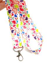 New cartoon Heart Neck Strap Lanyards  Badge Holder Rope Pendant Key Chain Accessorie 2024 - buy cheap