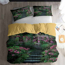 HELENGILI 3D Bedding Set Forest Dreamland Print Duvet Cover Set Bedclothes with Pillowcase Bed Set Home Textiles #MJSL-113 2024 - buy cheap