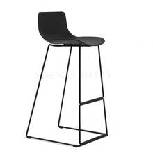 Bar Chair Modern Simple Bar Stool High Footstool Household Bar Chair Northern Europe Bar Chair Back Creative High Footed Chair 2024 - buy cheap