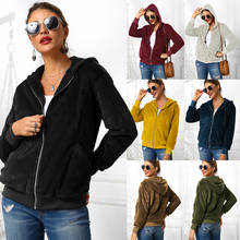 2019 multicolor faux fur coat ladies winter warm plush hooded jacket fashion down jacket plus clothing ladies slim coat clothes 2024 - buy cheap