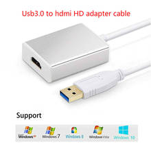 USB 3.0 To HDMI HD 1080P Video Cable Adapter Converter for HDTV PC Drive Free Usb3.0 To Hdmi HD Adapter Cable/Converter 2024 - buy cheap