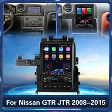 Sistema multimídia automotivo, reprodutor com android, rádio estéreo, navegação gps, para nissan gtr jtr 2013-2016 2024 - compre barato