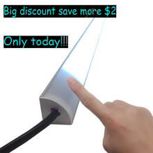2 шт. 50 см v-тип 8520 светодиодные ленты жесткий сенсорный переключатель затемнения кухонная полоска свет супер яркий DC12V 2024 - купить недорого