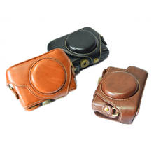 PU Leather Digital Camera Case Bag Cover For Sony RX100VII M7 RX100VI M6 RX100V M5 RX100VA M5A RX100IV M4 RX100 III II I M3 M2 2024 - buy cheap
