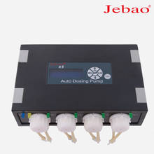 JEBAO DP-4M, WIFI версия, автоматическое дозирование, насос для соленой воды, аквариума, кораллового кормушки, титрирующий насос, четырехголовый Микро перистальтический насос 2024 - купить недорого