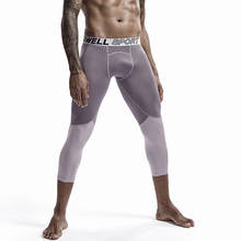 New Running Tights Men Compression Pants Sport Legging Homme Mayas Mallas Deporte Hombre Men's Mesh Quick-Dryinggym Leggings 2024 - buy cheap