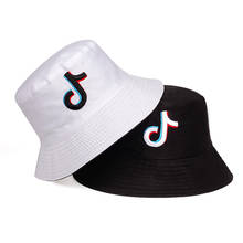 Moda verão balde chapéu nota musical bordado masculino e feminino estudantes selvagem pescador chapéu chapéus de sol panamá chapéus hip hop chapéus 2024 - compre barato