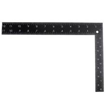 Metal L-Square Shape Patchwork Ruler for Tailor Garment Pattern Making Craft inch & metric 20*30cm Rule 2024 - buy cheap