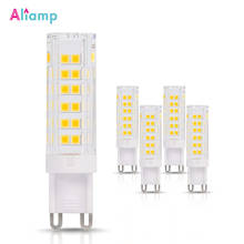 G9 bombillas LED 7W lámpara 60W equivalente blanco cálido 3000K 500lm ángulo del haz de luz de 360 grados 220V-240V bombilla de ahorro de energía 4 paquetes 2024 - compra barato