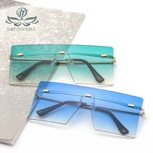 D & T-gafas de sol cuadradas para hombre y mujer, lentes rectangulares a la moda, lentes de Color, marco de aleación, Vintage, UV400, 2020 2024 - compra barato