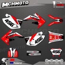 MCHMFG Customized Team Graphics Backgrounds Decals 3M Custom Stickers For HONDA  04-19 CRF250X