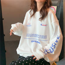 Oversized Cotton T Shirt Women 2021 New Spring Autumn Long Sleeve White Casual Harajuku Tees Tops Streetwear Basic Tshirt 033 2024 - buy cheap