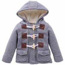 2021 г. Детская куртка для детей, верхняя одежда, пальто Одежда для маленьких мальчиков осенне-зимняя куртка с капюшоном для мальчиков, пальто, От 1 до 6 лет 2024 - купить недорого